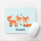 Afbeelding illustratie van Oranje kossen Muismat (Met muis)