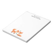 Afbeelding illustratie van Oranje kossen Notitieblok (Linkerzijde)