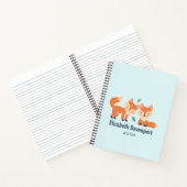 Afbeelding illustratie van Oranje kossen Notitieboek (Binnen)