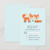 Afbeelding illustratie van Oranje kossen RSVP Kaartje (Voorkant / Achterkant)