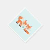 Afbeelding illustratie van Oranje kossen Servet (Hoek)