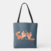 Afbeelding illustratie van Oranje kossen Tote Bag (Achterkant)