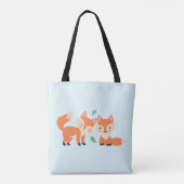 Afbeelding illustratie van Oranje kossen Tote Bag (Achterkant)