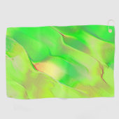 Afbeelding in oud vivid groen? golfhanddoek (Horizontaal)