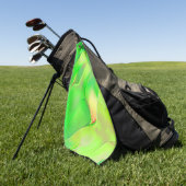Afbeelding in oud vivid groen? golfhanddoek (Groen)