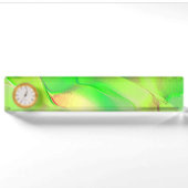 Afbeelding in oud vivid groen? naambordje (Voorkant)