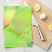 Afbeelding in oud vivid groen? theedoek (Quarter Fold)