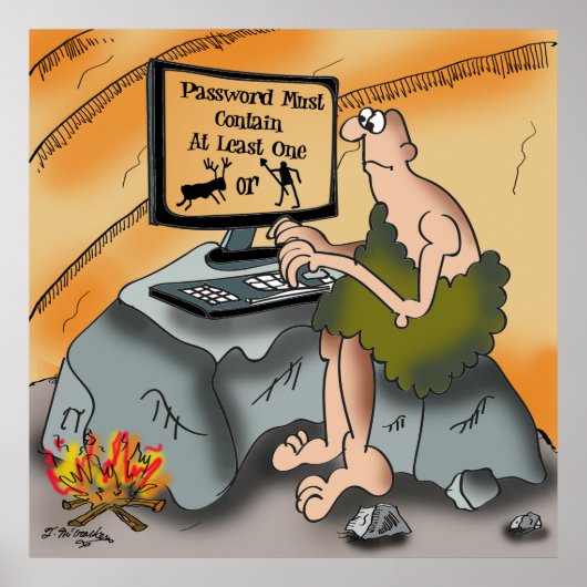 Afbeelding in wachtwoorden poster (Voorkant)