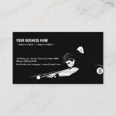 afbeelding in zwart-wit visitekaartje (Achterkant)