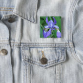 Afbeelding Iris Square Pin Vierkante Button 5,1 Cm (In situ)