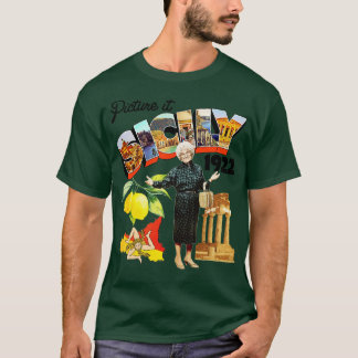 Afbeelding IT Sicilië 1922 Briefkaart T-shirt