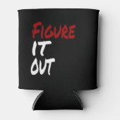 Afbeelding IT UIT, grappige Humor Blikjeskoeler (Voorkant)