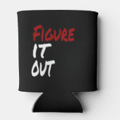 Afbeelding IT UIT, grappige Humor Blikjeskoeler (Achterkant)