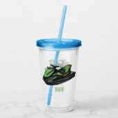Afbeelding Jet ski cartoon Acryl Drinkbeker (Achterkant)