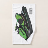 Afbeelding Jet ski cartoon Bad Handdoek (Handdoek)