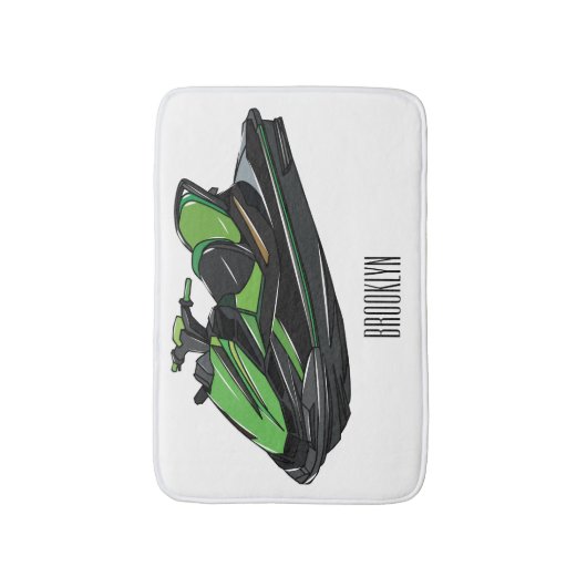 Afbeelding Jet ski cartoon Badmat (Voorkant Verticaal)