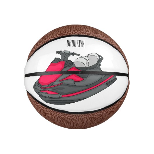 Afbeelding Jet ski cartoon Basketbal (Voorkant)