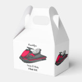 Afbeelding Jet ski cartoon Bedankdoosjes (Voorkant Zijde)