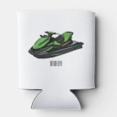 Afbeelding Jet ski cartoon Blikjeskoeler (Achterkant)