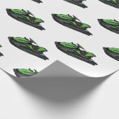 Afbeelding Jet ski cartoon Cadeaupapier (Hoek)