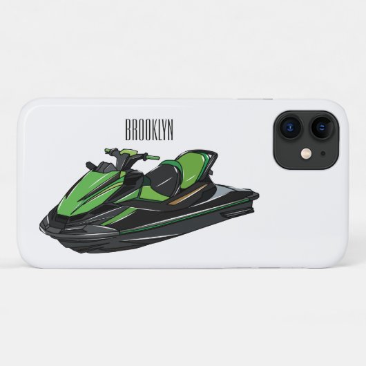 Afbeelding Jet ski cartoon Case-Mate iPhone Case (Achterkant (horizontaal))