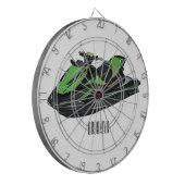 Afbeelding Jet ski cartoon Dartbord (Voorkant Links)
