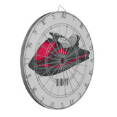 Afbeelding Jet ski cartoon Dartbord (Voorkant Links)
