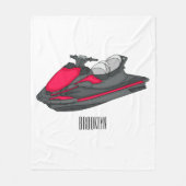 Afbeelding Jet ski cartoon Fleece Deken (Voorkant)