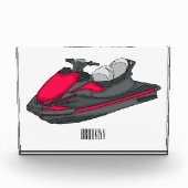 Afbeelding Jet ski cartoon Fotoblokken (Voorkant)