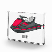 Afbeelding Jet ski cartoon Fotoblokken (Rechts)