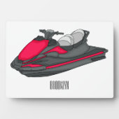 Afbeelding Jet ski cartoon Fotoplaat (voorkant)