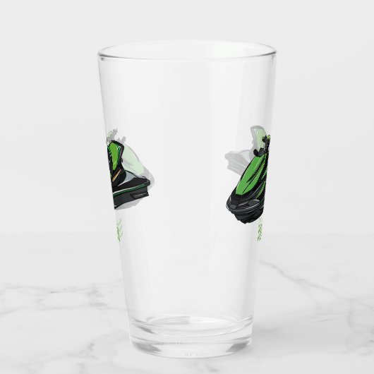Afbeelding Jet ski cartoon Glas (Links)