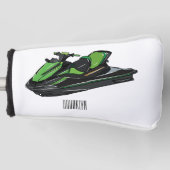 Afbeelding Jet ski cartoon Golfheadcover (Voorkant)