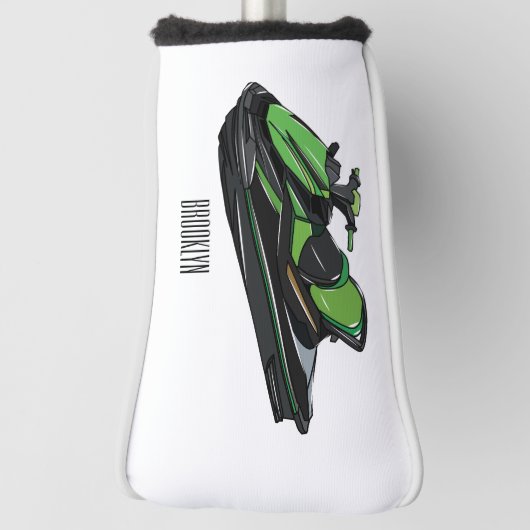 Afbeelding Jet ski cartoon Golfheadcover (Draai 90)