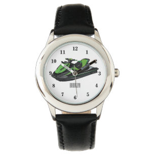 Afbeelding Jet ski cartoon Horloge