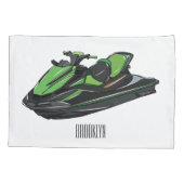 Afbeelding Jet ski cartoon Kussensloop (Achterkant)