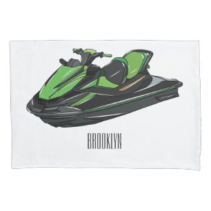 Afbeelding Jet ski cartoon Kussensloop