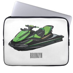 Afbeelding Jet ski cartoon Laptop Sleeve