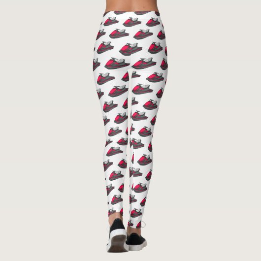 Afbeelding Jet ski cartoon Leggings (Achterkant)