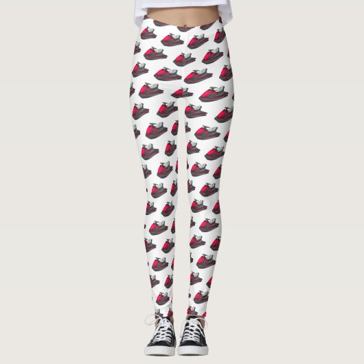 Afbeelding Jet ski cartoon Leggings (Voorkant)