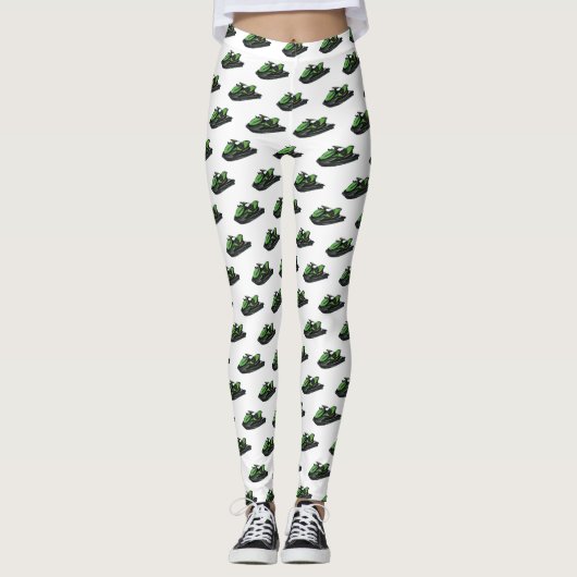 Afbeelding Jet ski cartoon Leggings (Voorkant)