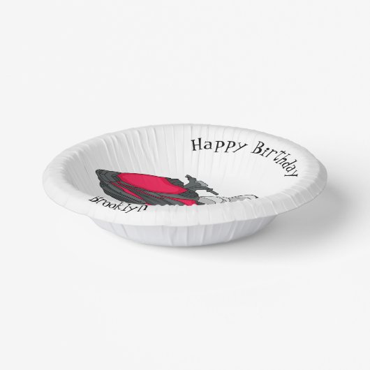 Afbeelding Jet ski cartoon Papieren Kommen (Gebogen)