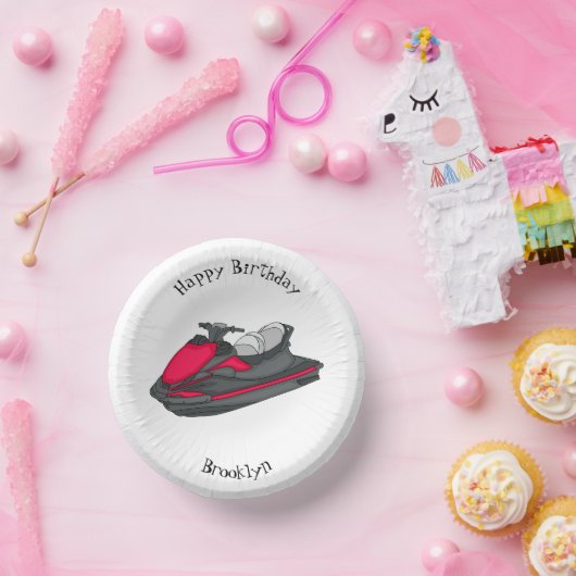 Afbeelding Jet ski cartoon Papieren Kommen