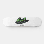 Afbeelding Jet ski cartoon Persoonlijk Skateboard (Horizontaal)