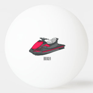 Afbeelding Jet ski cartoon Pingpongbal