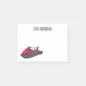 Afbeelding Jet ski cartoon Post-it® Notes (Voorkant)