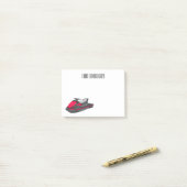 Afbeelding Jet ski cartoon Post-it® Notes (Op bureau)