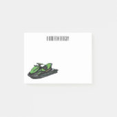 Afbeelding Jet ski cartoon Post-it® Notes (Voorkant)
