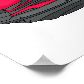 Afbeelding Jet ski cartoon Poster (Hoek)