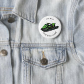 Afbeelding Jet ski cartoon Ronde Button 5,7 Cm (In situ)